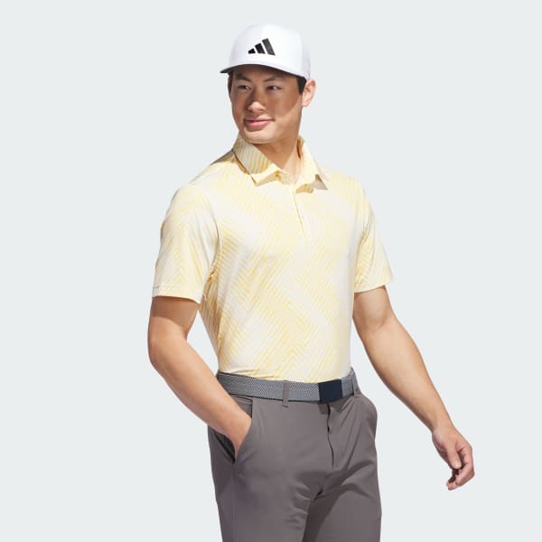 Beige Polo Ultimate365 Allover Print