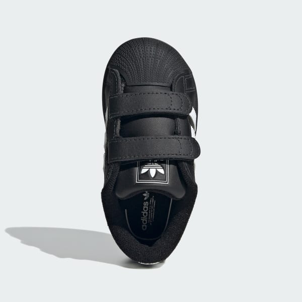 Negro Zapatillas Superstar II Comfort Closure Niños
