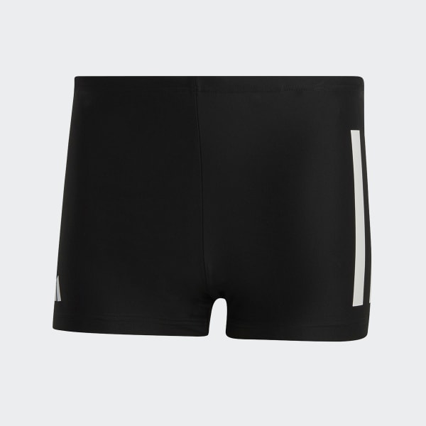Sort Bold 3-Stripes badeshorts