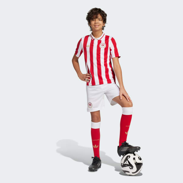 Blanc Short Olympiacos FC Anniversary Enfants