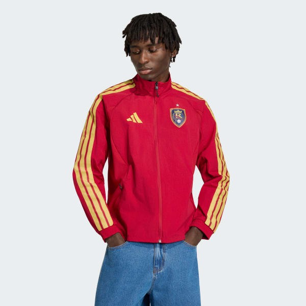 adidas Real Salt Lake Anthem Jacket - Burgundy | Free Shipping