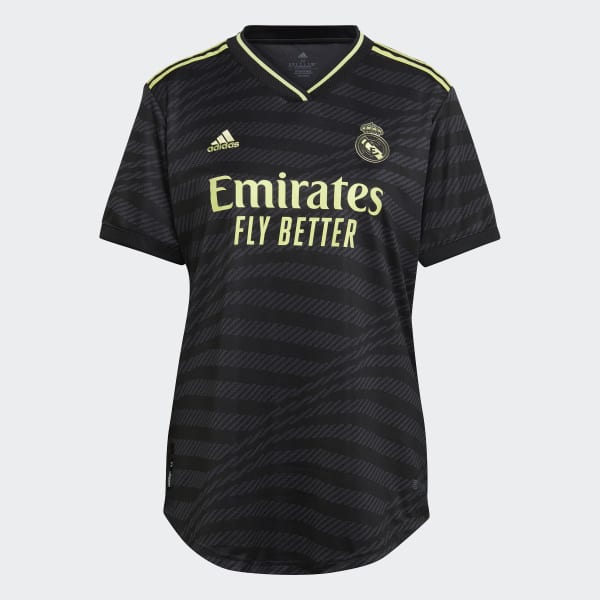 Noir Maillot Third Real Madrid 22/23 Authentique