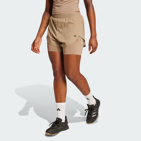 Marrone Pantaloncini Designed for Training 2 in 1