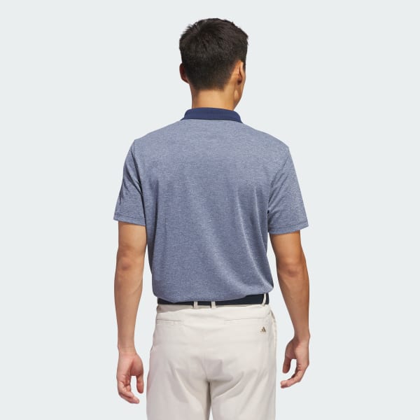 Azul Playera polo Adi Performance jaspeada