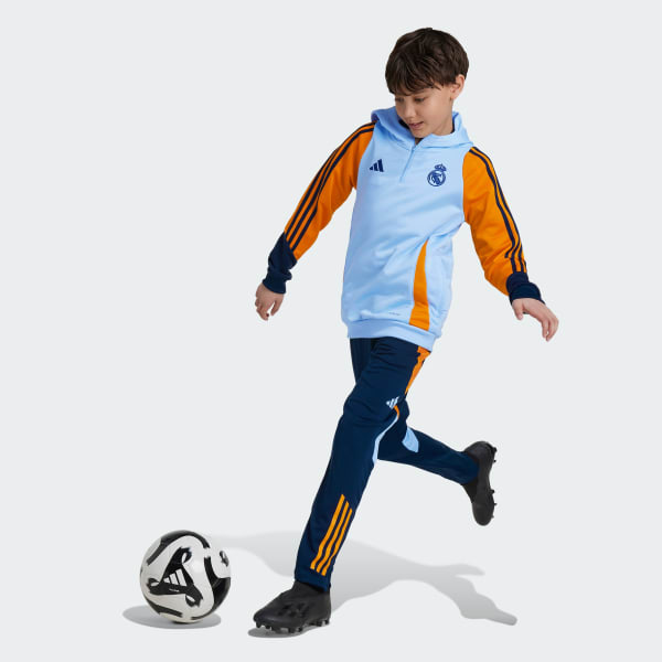 modrá Tepláky Real Madrid Tiro 24 Competition Training Kids