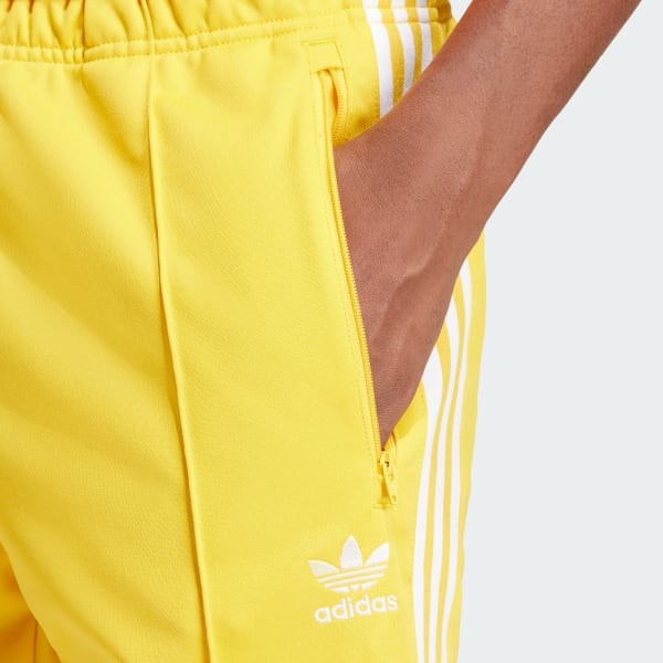 Adidas beckenbauer pants yellow cheap