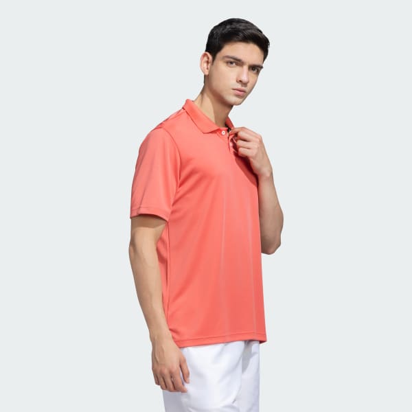 Red Poly Polo Shirt