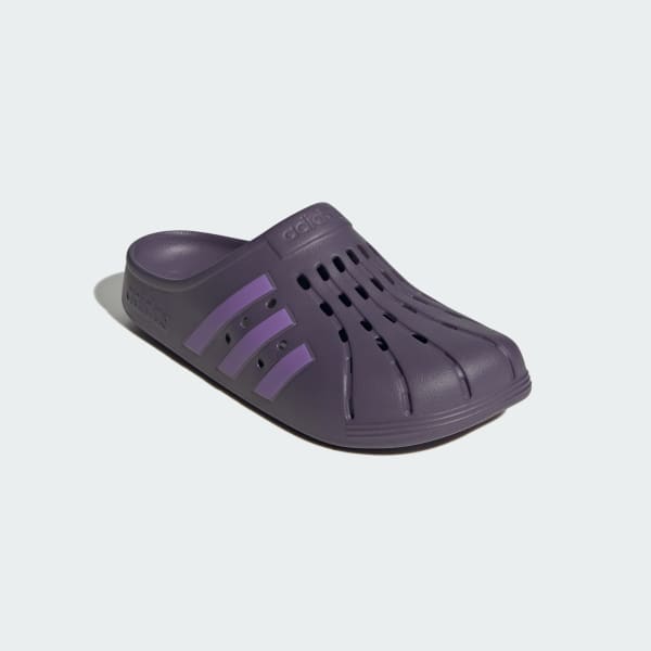 Purple Adilette Clogs