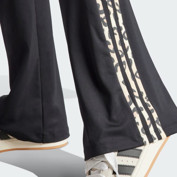 adidas Originals 'Leopard Luxe' legging shorts in black