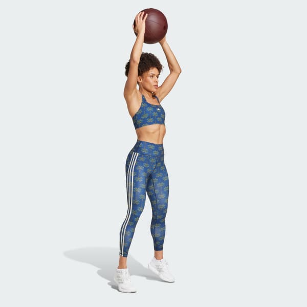 Blue adidas x FARM Rio Medium-Support Bra