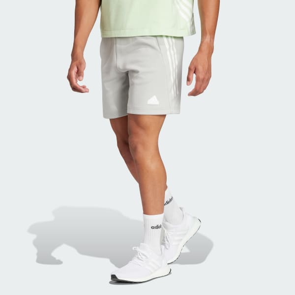 Grey Future Icons 3-Stripes Shorts