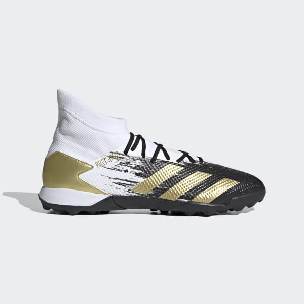 black and gold turf shoes