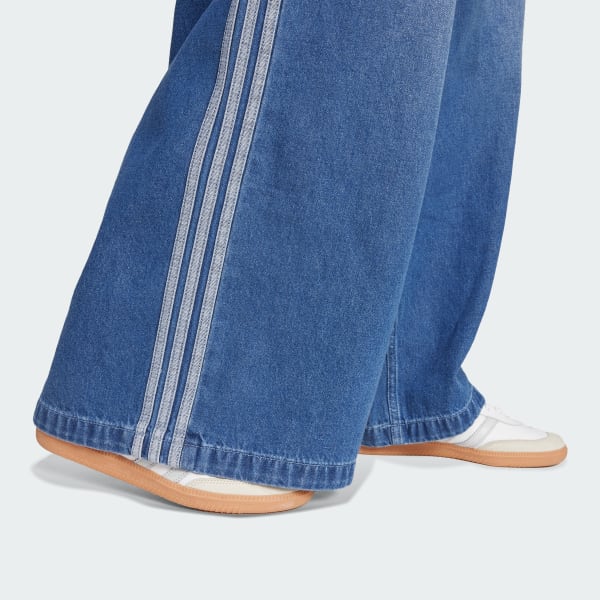 デニム・ジーパン adidas - Adicolor Denim Adilenium Pant adidas Adicolor Denim Adilenium Pant - Blue | Free Shipping