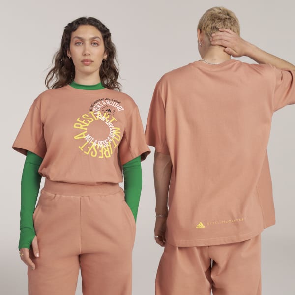 Rot adidas by Stella McCartney T-Shirt – Genderneutral