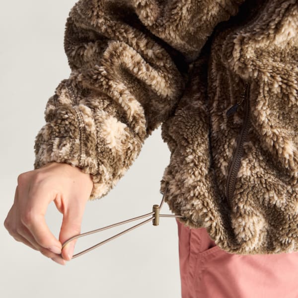 Marrone Giacca adidas By Stella McCartney Full Zip Printed Winter Fleece