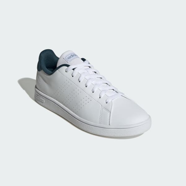 White Advantage Base Shoes
