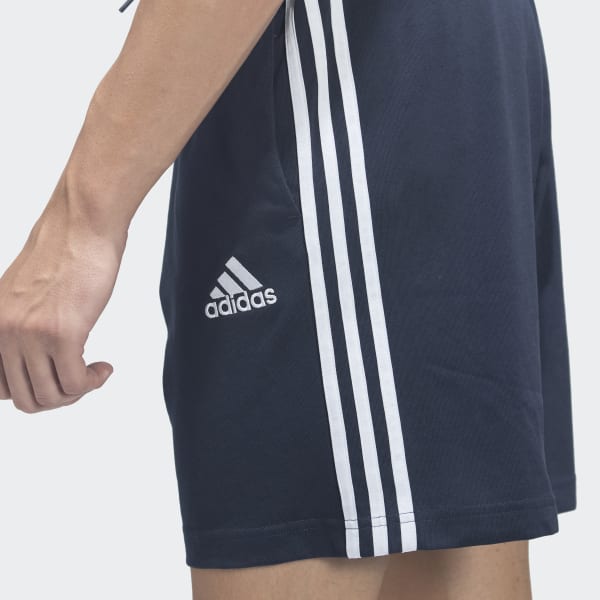 Blue FRENCH TERRY 3-STRIPES SHORTS