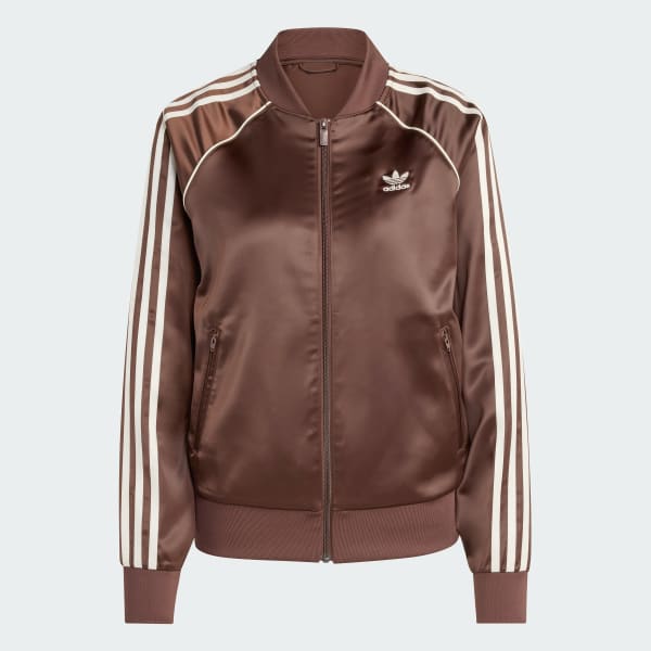 Brown Adicolor SST Satin Track Top