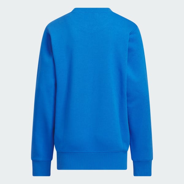 ブルー キッズ エッセンシャルズ プラス ルーズフィット ビッグロゴ フレンチテリー スウェットシャツ 