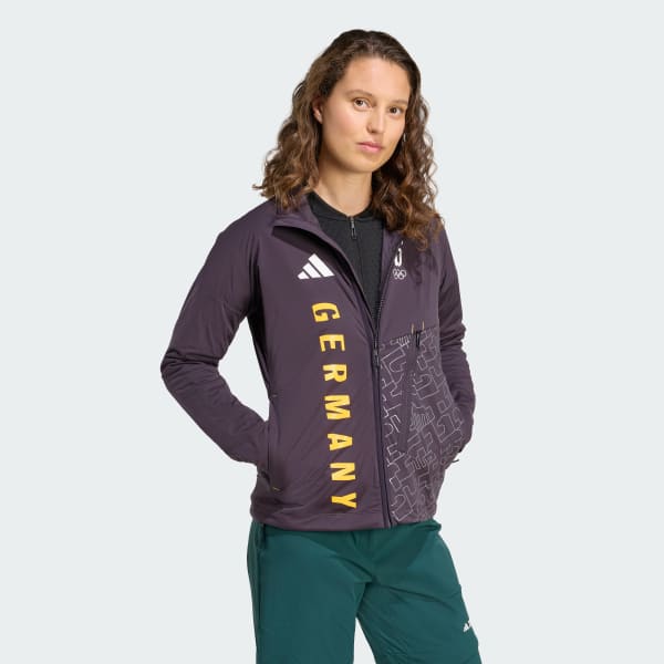 Lila Team D Xploric Langlauf Softshelljacke