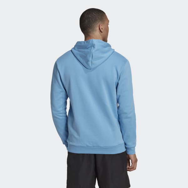 Azul Polera con Capucha 3 Tiras E5662