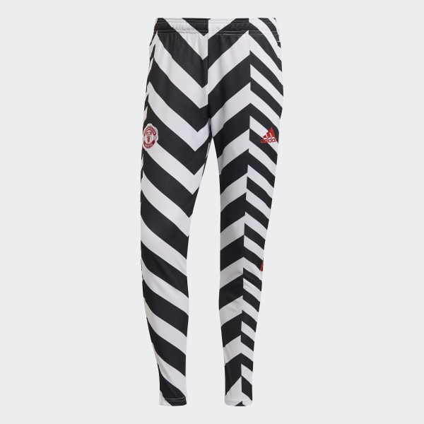 White Manchester United Graphic Track Pants 23663