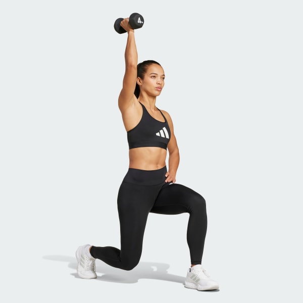 Black Powerreact Graphic Bra