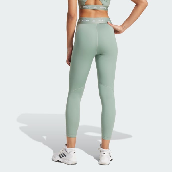 Verde Licras 7/8 TECHFIT Pretina Alta