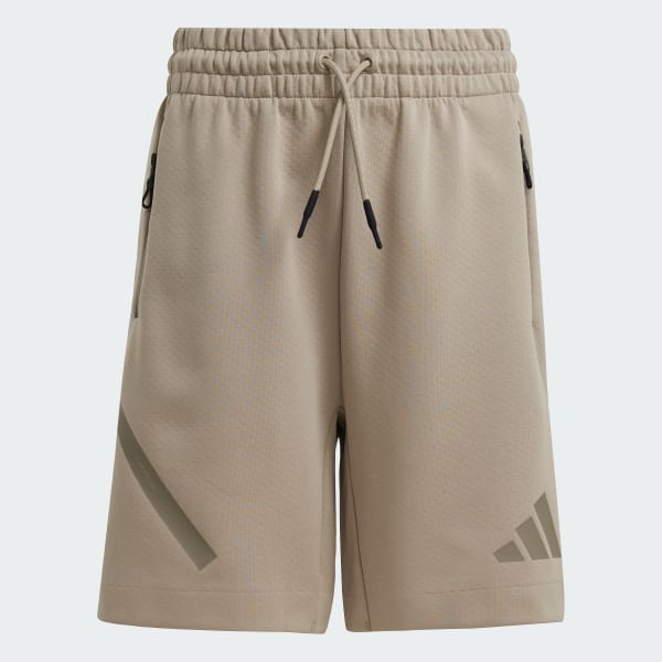 Beige adidas Z.N.E. Shorts Kids