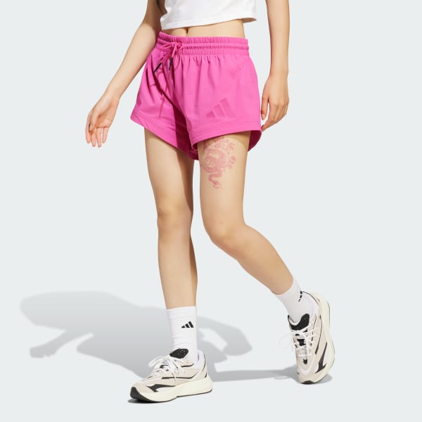 Pink adidas Z.N.E. Woven shorts