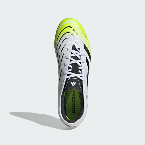 Blanco Zapatos de fútbol para terreno firme Predator Pro