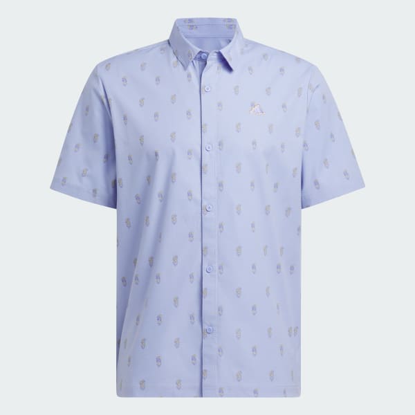 Blue Go-to Resort Button Down Polo Shirt