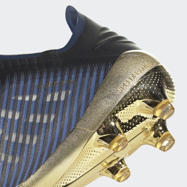 adidas x 19 fg core black gold metallic blue