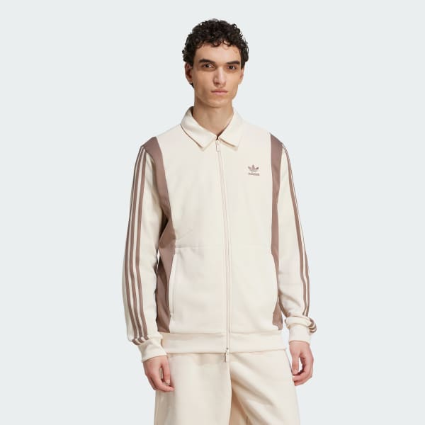 Blanc Track top Adicolor Panel