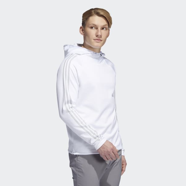 biela Mikina s kapucňou 3-Stripes COLD.RDY