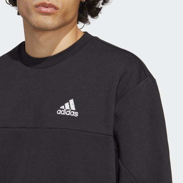Preto Sweatshirt em Fleece Badge of Sport Stadium