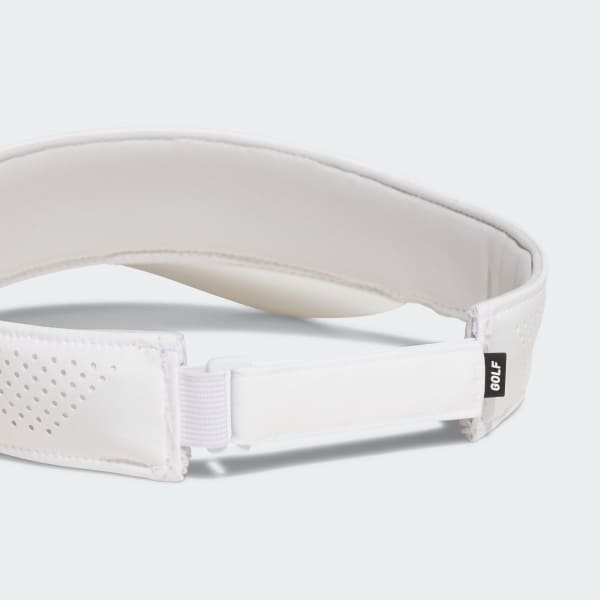 White 메탈 로고 바이저