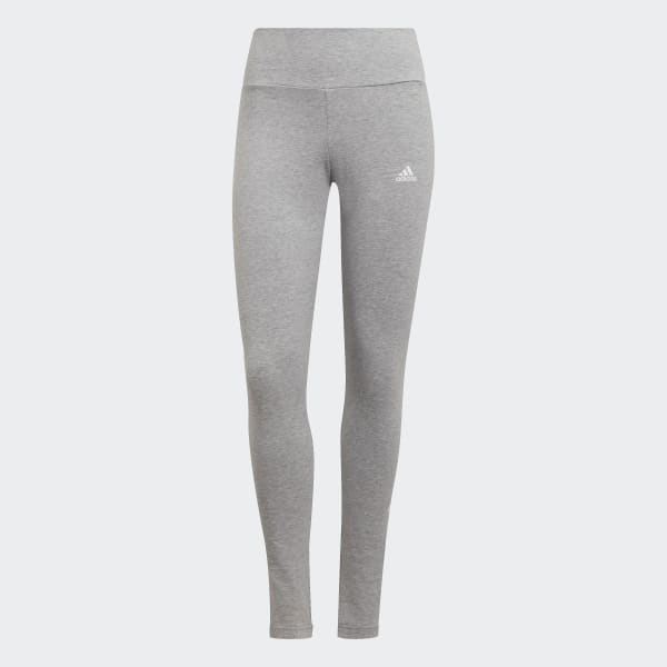 Adidas 3 stripe tights grey online