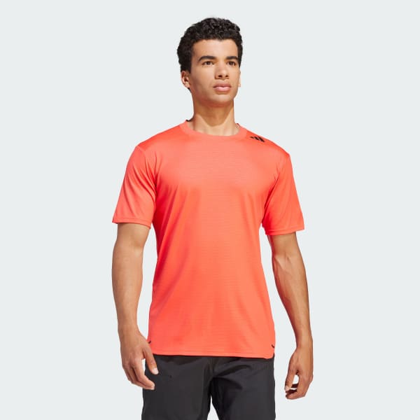 adidas D4T Strength Workout Training Tee - Red | adidas Canada
