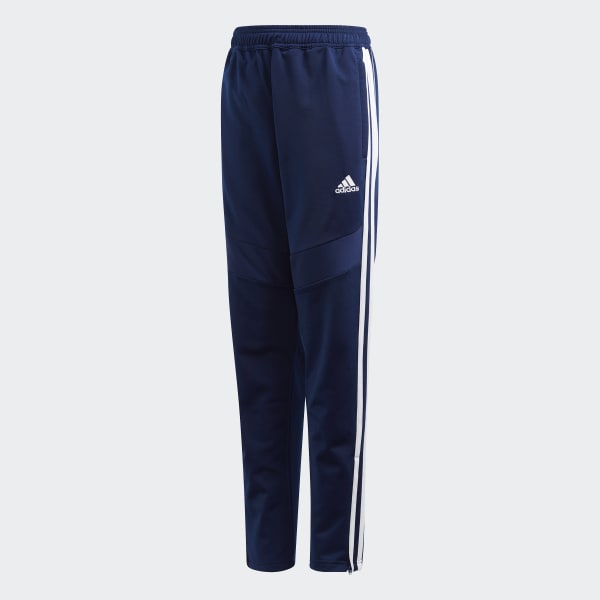 adidas Kids' Tiro 19 Polyester Tracksuit Bottoms in Blue and White ...
