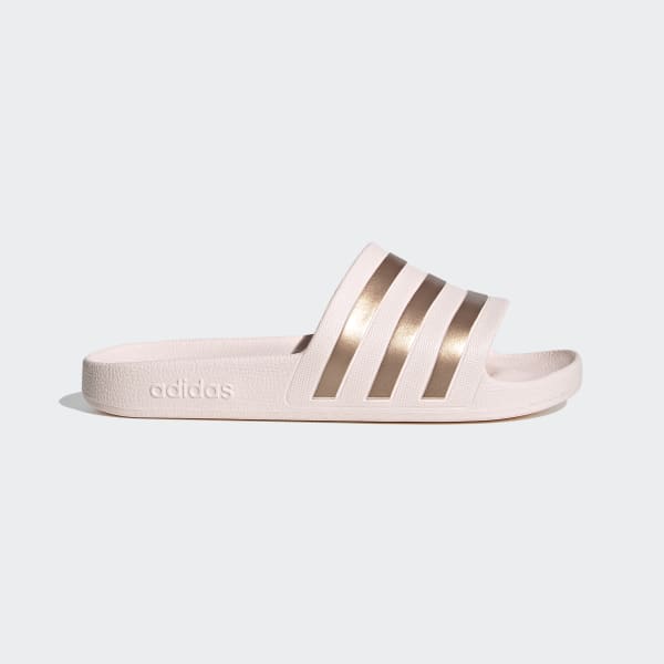 adidas aqua slides pink