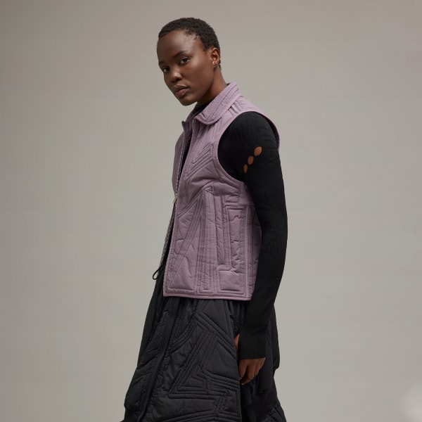 Purple Y-3 Quilted Vest