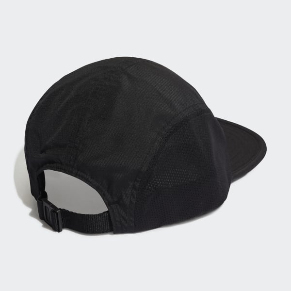 Negro Gorra Runner AEROREADY Five-Panel Reflectiva