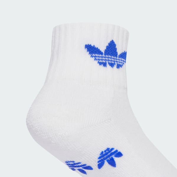 Blanc Socquettes anti-dérapantes (2 paires)