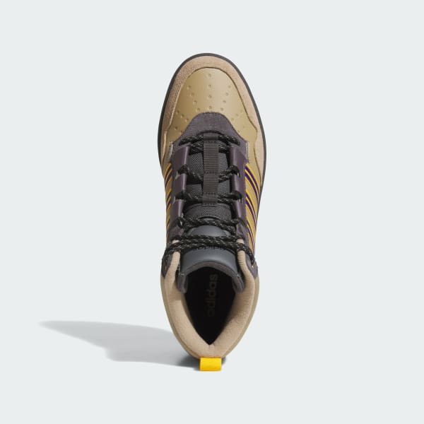 Bruin Hoops 4.0 Halfhoge Sneakers