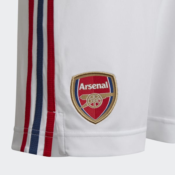 White Arsenal 21/22 Home Shorts