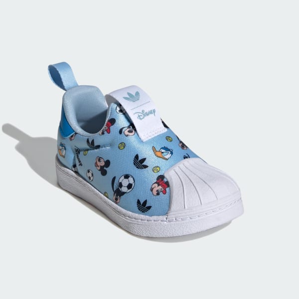 Blue adidas Originals x Disney Mickey Superstar 360 Shoes Kids