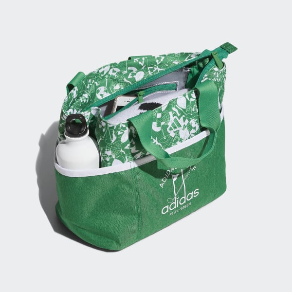 Green Play Green Round Tote Bag