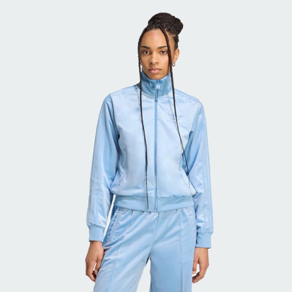 Blue 아디컬러 벨루어 트랙탑