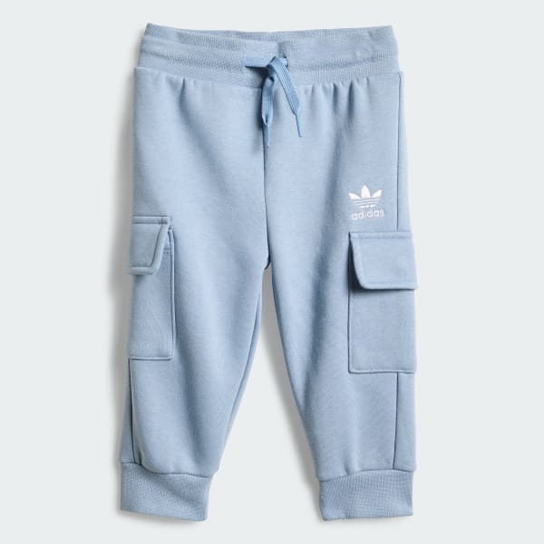 modrá Dětská souprava Hoodie Cargo